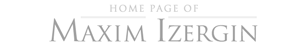 Maxim Izergin's home page